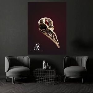 Ruby Raven Skull
